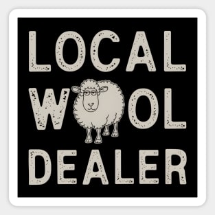 Local Wool Dealer Magnet
